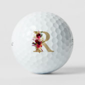 R Floral Golfballen (Voorkant)