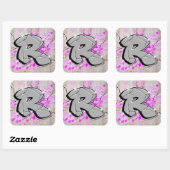 R - Graffiti stickers (Feuille)