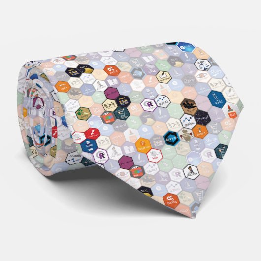 R hex stropdas (Opgerold)