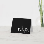 r.i.p. aankondiging (Voorkant)