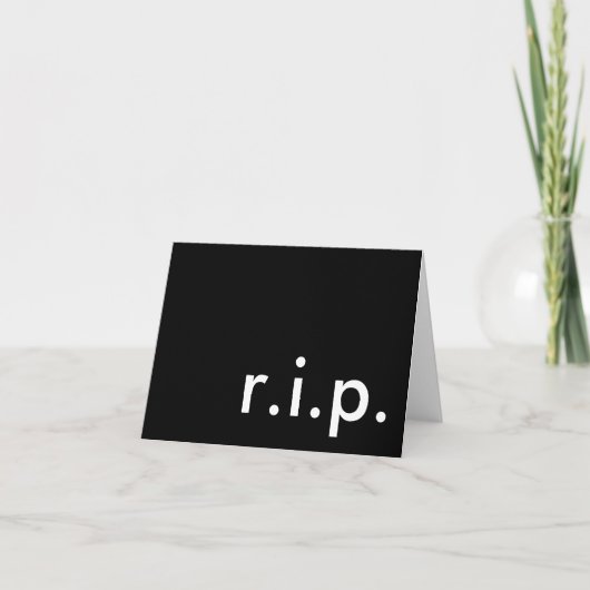 r.i.p. aankondiging (Voorkant)