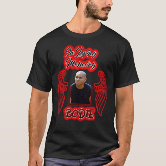R.I.P. Bodie The Wire Airbrush Memorial T-shirt C (Devant)