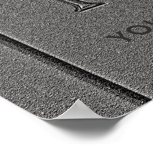 R.I.P. Custom Name Gravestone Halloween Props Poster (Hoek)