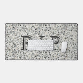 R.I.P. Design Granite Image Headstone Desk Mat (Clavier et souris)