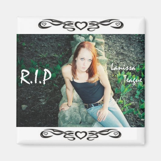 R.I.P Lanissa Magnet (Devant)