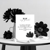 R.I.P. My Youth 30th Birthday Invitation