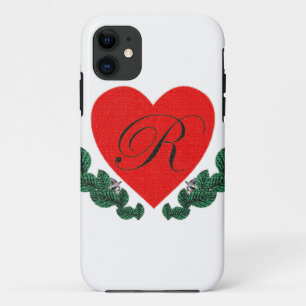 R in het hart iPhone 11 hoesje