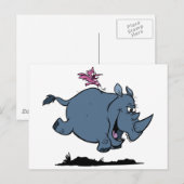 R is voor Rhino Briefkaart (Voorkant / Achterkant)