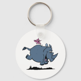 R is voor Rhino Sleutelhanger
