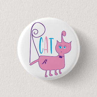 R Kat Klassieke ronde Sticker Ronde Button 3,2 Cm