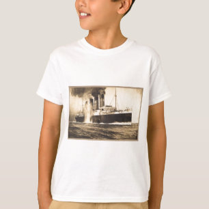R.M.S. Lusitania Hit van Torpedos van Kinsale Head T-shirt