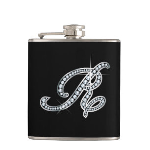 R Manuscript "Diamond Bling"-fles Heupfles