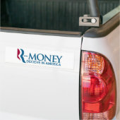 R-Money (Anti-Romney) Bumpersticker (Op Truck)