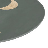 R Monogram Floral Aangepast Snijplank (Hoek)