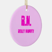 R.N., ECHT NAUGHTY KERAMISCH ORNAMENT (Rechts)