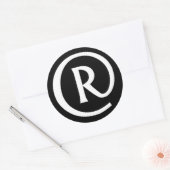 R-obase NB Ronde Sticker (Envelop)
