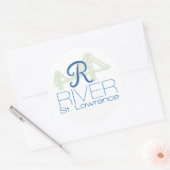 R River - Saint Lawrence Sticker (Envelop)