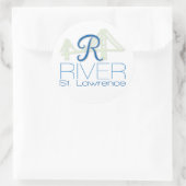 R River - Saint Lawrence Sticker (Tas)