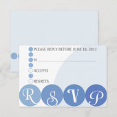R.s.v.p. Carte (Devant / Derrière)