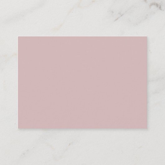 R.S.V.P. Mariage Répondre Carte Boîtier Pink Scrip (Dos)