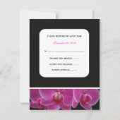 R.S.V.P. Sans carton d'invitation de menu pour inv (Dos)