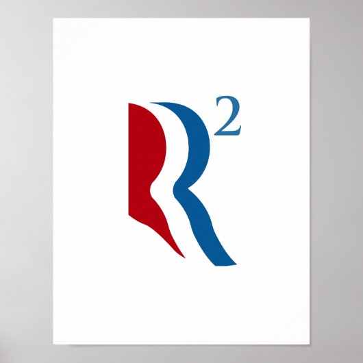 R SQUARED - ROMNEY RYAN 2012.png Poster (Voorkant)