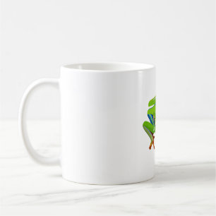 R staat voor Red Eyed Tree Frog Koffiemok