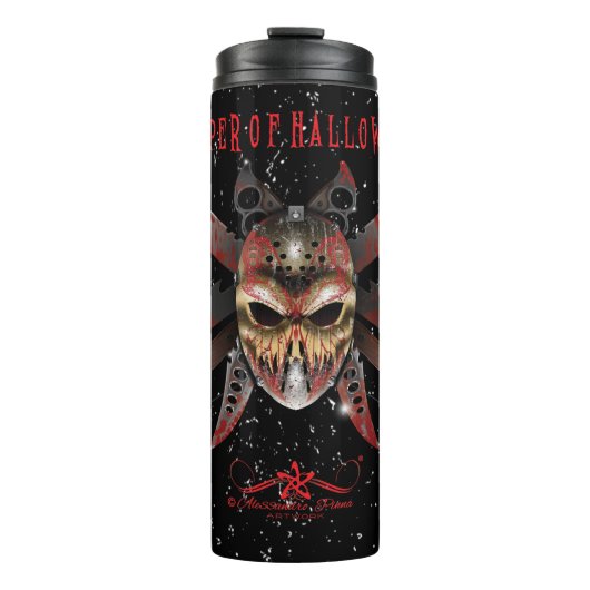 R. van H. Ripper van Halloween Thermosbeker (Voorkant)