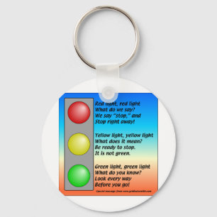 R-Y-G-lichten Sleutelhanger