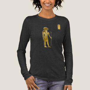 Ra Egyptische zonnegod - Oude Gouden Godheid Figuu Tri-Blend Shirt