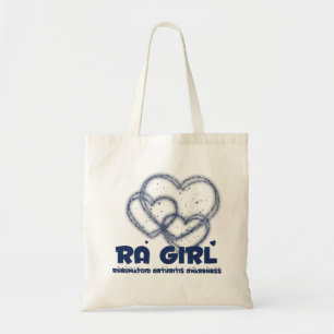 RA Girl Heart Design : Reumatoïde artritis Tote Bag