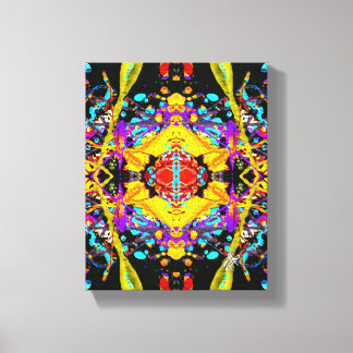 Ra Onvoorwaardelijke Liefde Kaleidoscopisch Abstra Canvas Afdruk