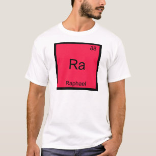 Ra - Raphael Grappig Chemie Elements Symbool T-shi T-shirt