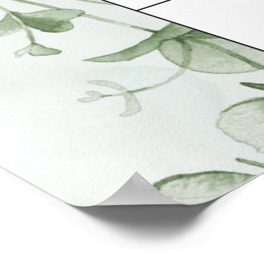 Raad de datumkalenderbeer poster (Hoek)