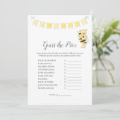 Raad de prijs spel jongen Teddy Bear Kaart (Staand voorkant)