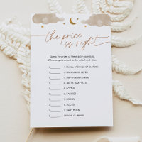 Raad de prijs Twinkle Star Baby shower Game