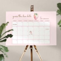 Raad de vervaldatum. Berry Sweet-Baby shower