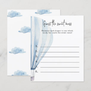 Raad de zoete rommel - babyshower spel