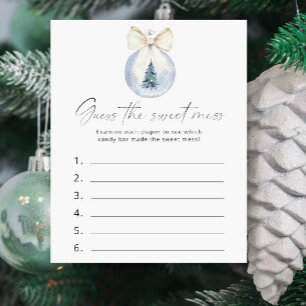 Raad de Zoete Troep - Winter Baby Shower Spel