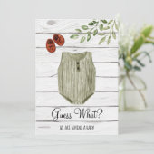 Raad eens Boho Baby Kleed| Baby Aankondiging  (Staand voorkant)