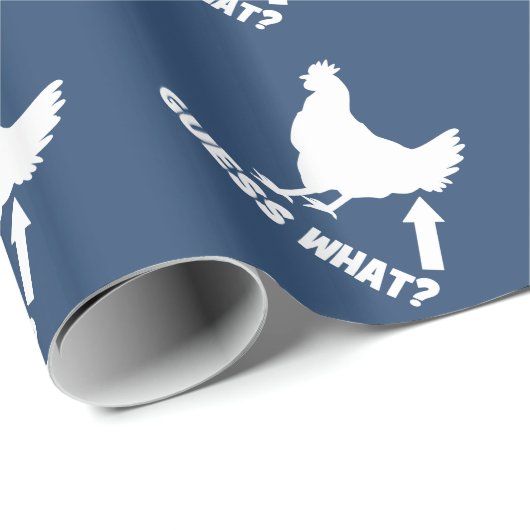 Raad eens? Chicken Butt Cadeaupapier (Rol Hoek)