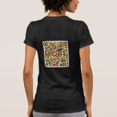 Raad eens, Chicken Butt QR Code Shirt (Achterkant)