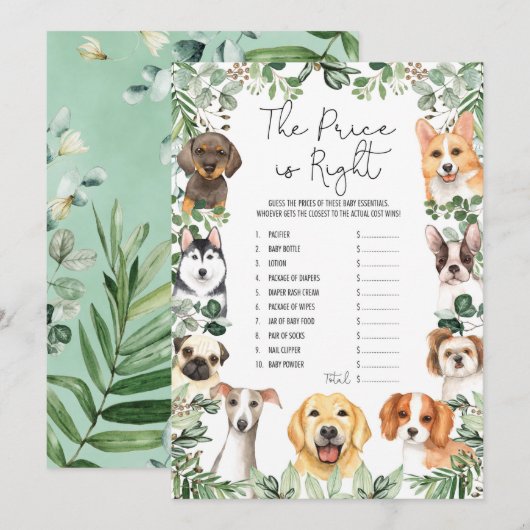 Raad eens dat de juiste prijs-kwaliteitspad voor B Kaart (Voorkant / Achterkant)