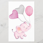 Raad eens de Baby | KAART BABY SHOWER (Achterkant)