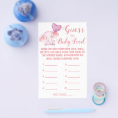 Raad eens de Baby | KAART BABY SHOWER (Enkel)