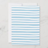 Raad eens de prijs die het Baby shower blauw wit h Kaart (Achterkant)