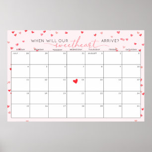 Raad eens de vervaldatum Little Sweetheart Baby sh Poster