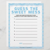 Raad eens de zoete smess [Luxury Lace [Blue]] Briefhoofd (Voorkant / Achterkant)