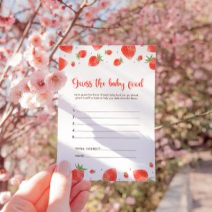 Raad eens het Baby food spel, Berry Sweet Baby sho Kaart