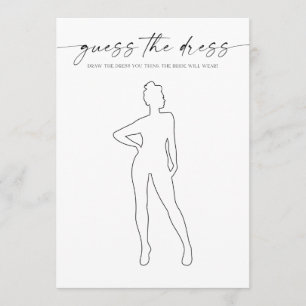 Raad eens het dress Vrijgezellenfeest Game Programma